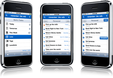 Remember The Milk for iPhone/Touch